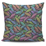 Colored Fish Pillow Cover