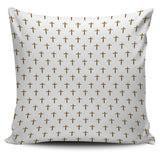 Gold Cross Pillow Cover