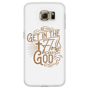 Get In The Flow With God - Phone Case