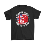 Stand For The Flag Kneel For The Cross - T-Shirt Short Sleeve