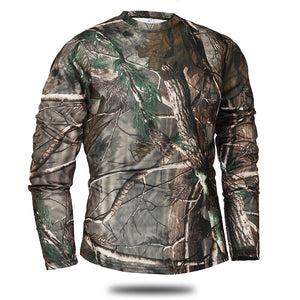 Long Sleeve Camouflage T-shirt - Quick Dry