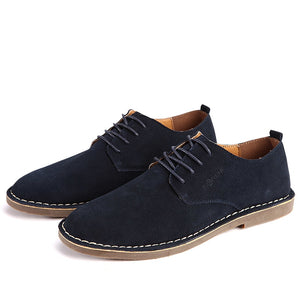 Men Shoes - Suede Leather