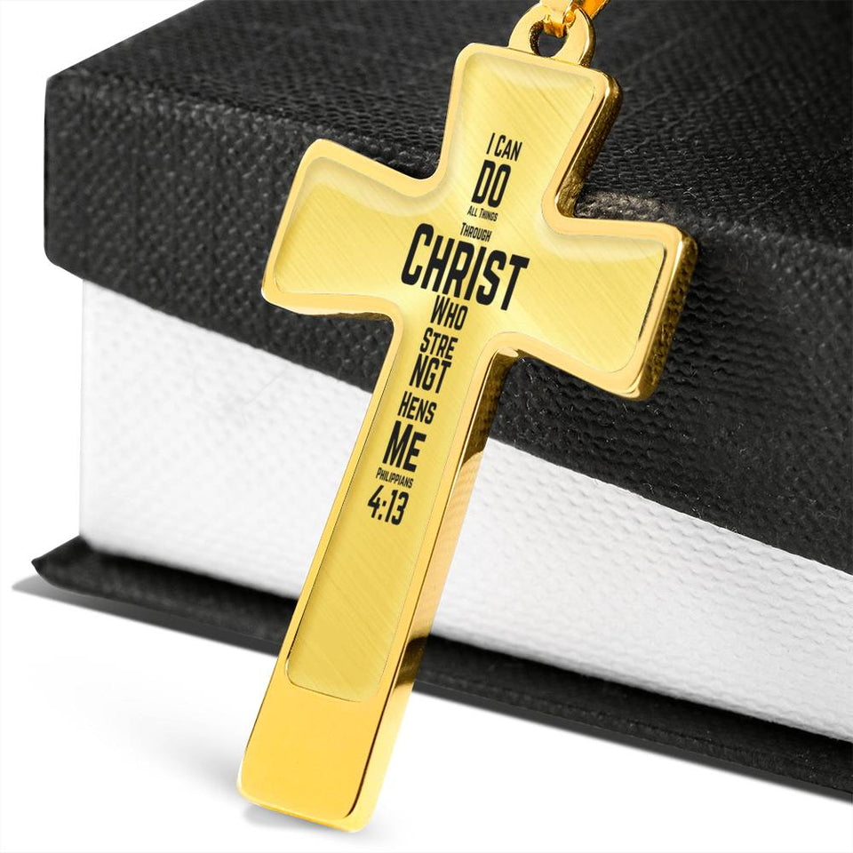 I Can Do All Things - Cross Necklace