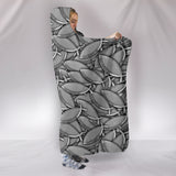 Christian Fish Hooded Blanket - Grey